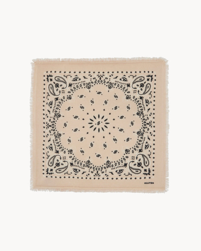 Petit Bandana Hachi Bico beige organic - Image principale