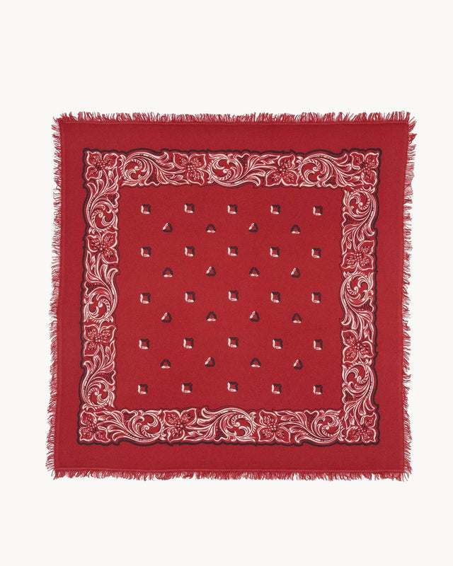 Grand Bandana Hawai rouge - Image principale