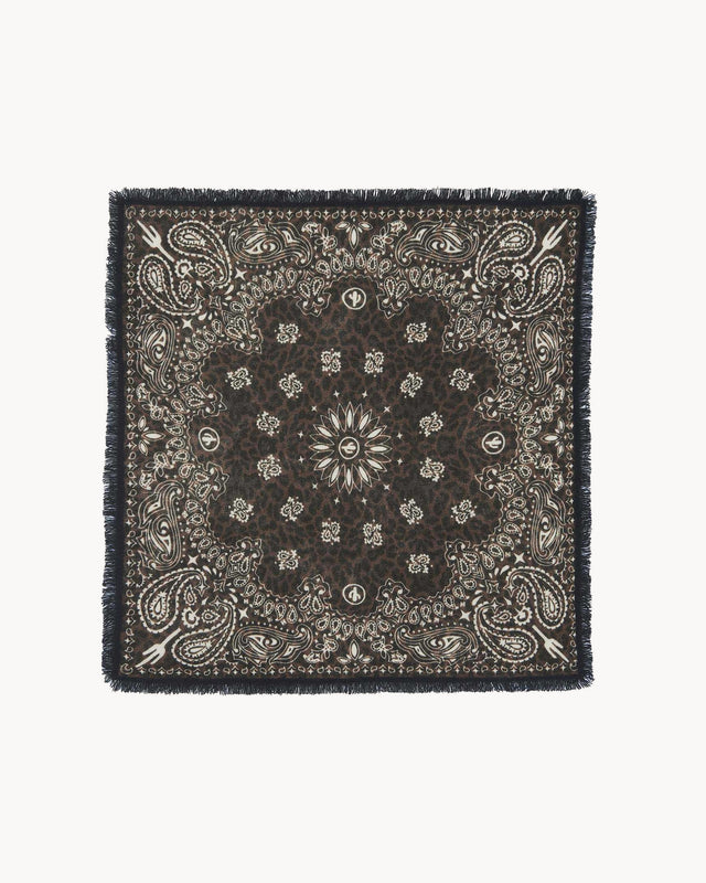 Small Bandana Arizona Hachi leoprint spicy brown - Image principale