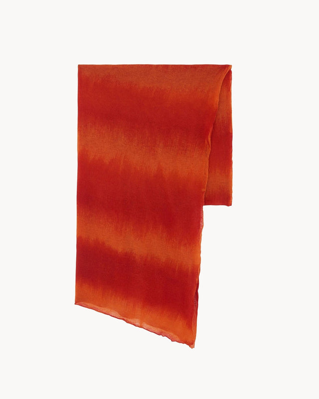Scarf Daizy Feather hibiscus orange - Image principale