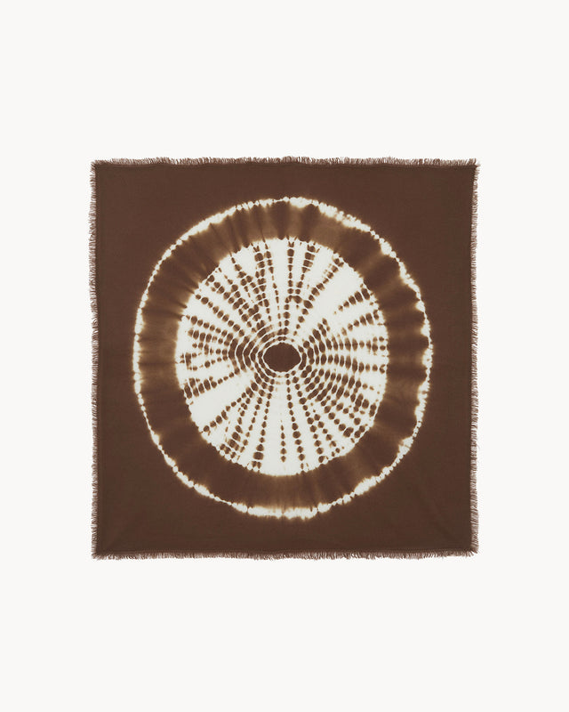 Large Bandana Hachiko Circle spicy brown - Image principale