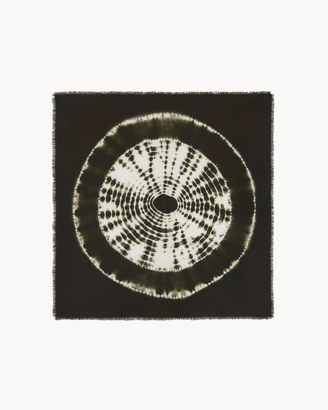 Large Bandana Hachiko Circle marl khaki - Image principale