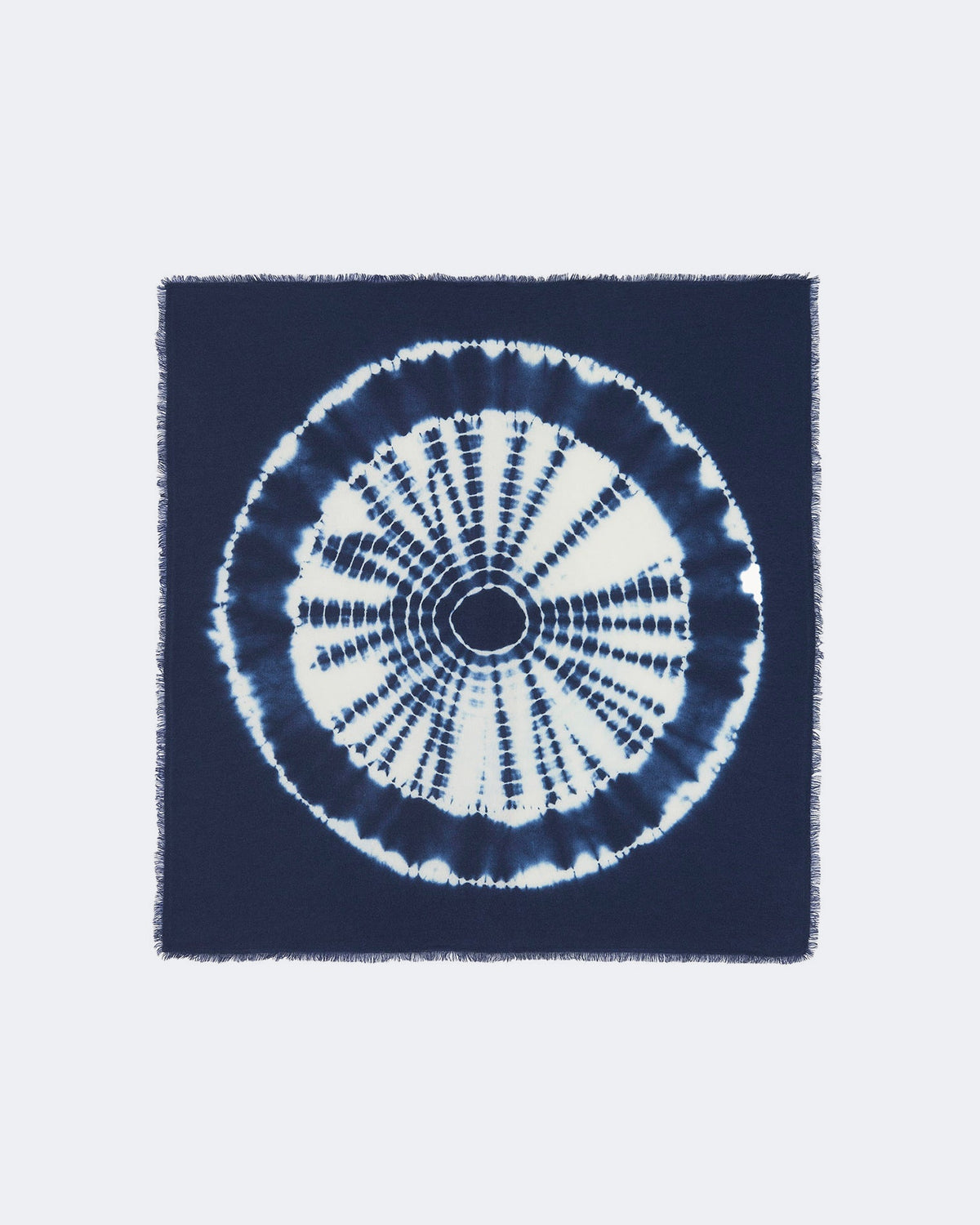 Bandana en cachemire bleu pour femme et pour homme - Kujten packshot