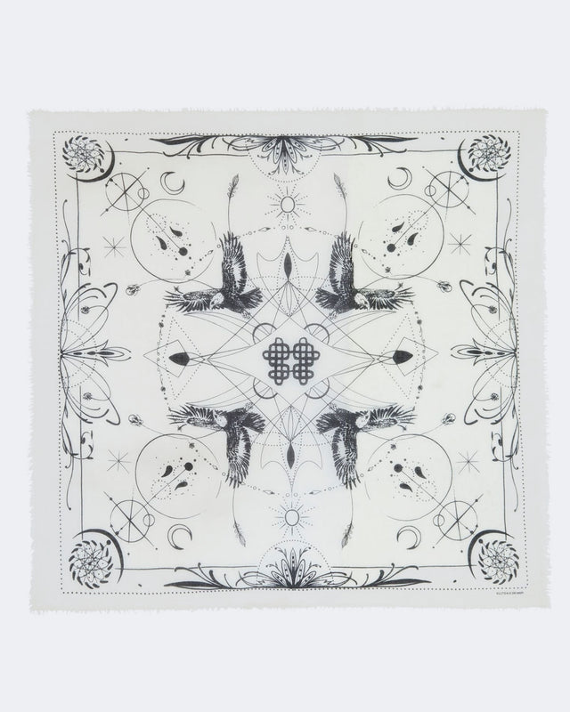 Large Bandana Ellis white - Image principale