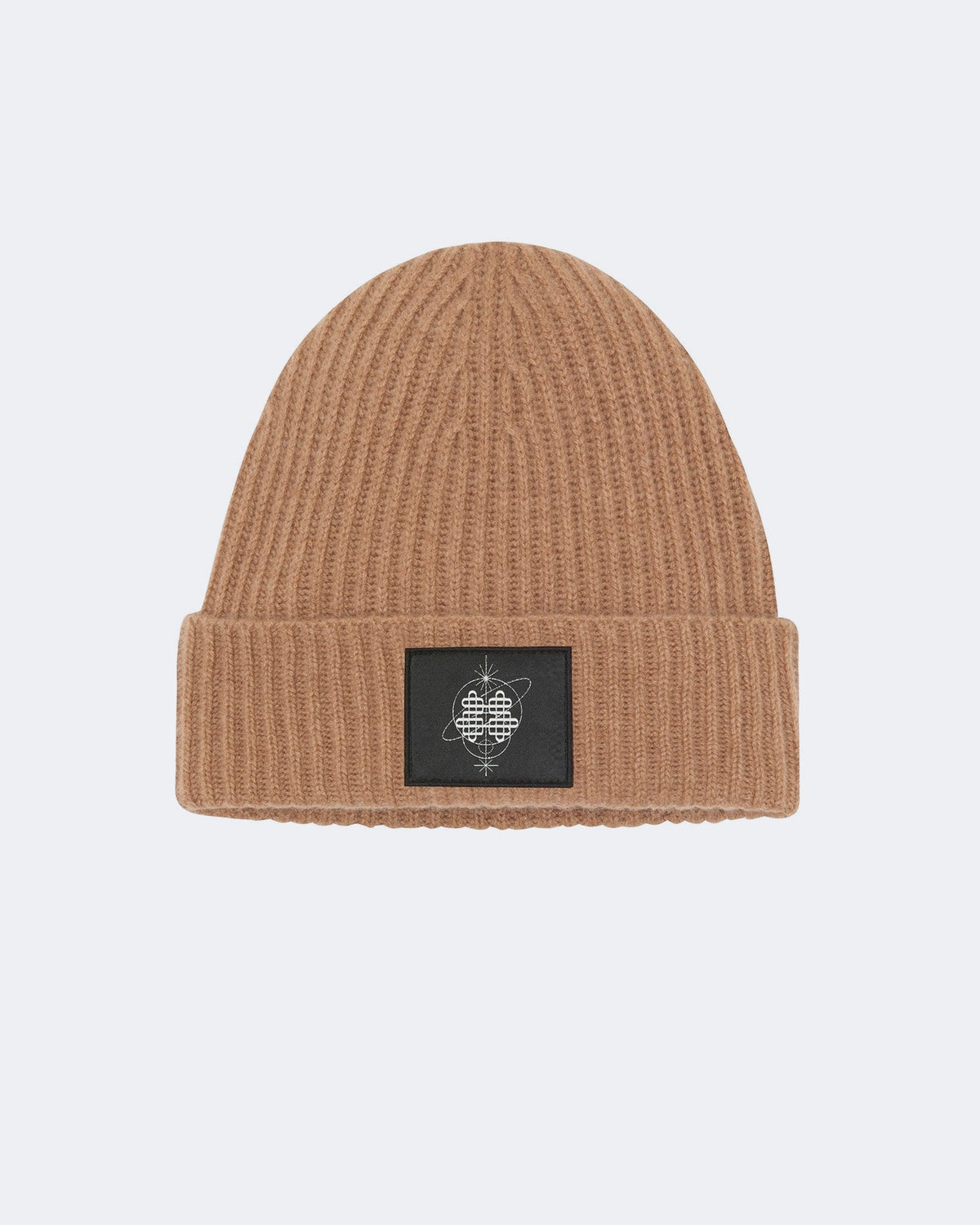 Bonnet en cachemire camel pour femme et pour homme - Kujten packshot