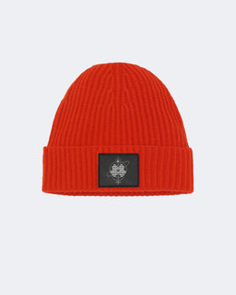Bonnet en cachemire orange pour femme - Kujten packshot