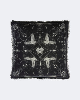 Coussin en cachemire noir - Kujten packshot