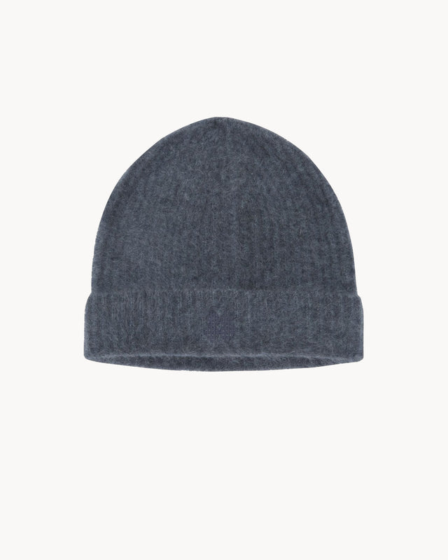 Beanie Tomi Fluffy charcoal gray - Image principale