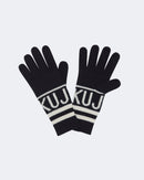 Gants en cachemire noir pour femme - Kujten packshot