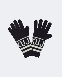 Gants en cachemire noir pour femme - Kujten packshot