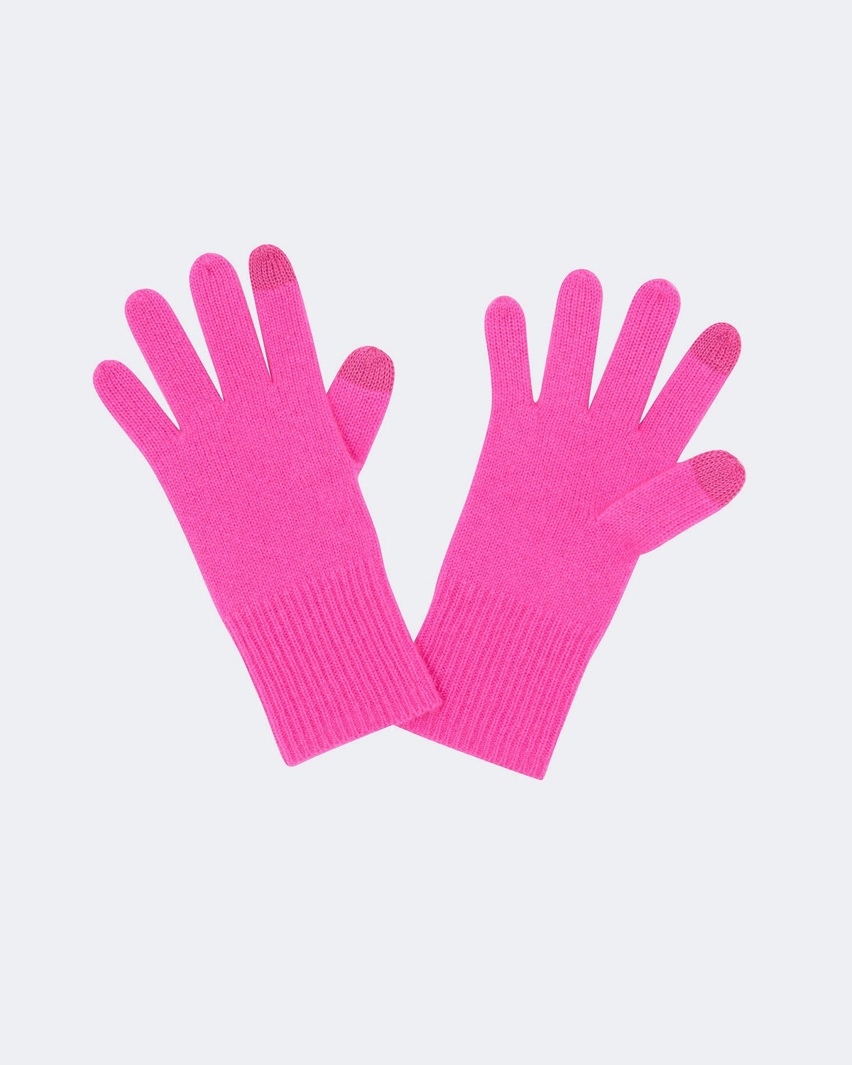 Gants en cachemire rose pour femme - Kujten packshot