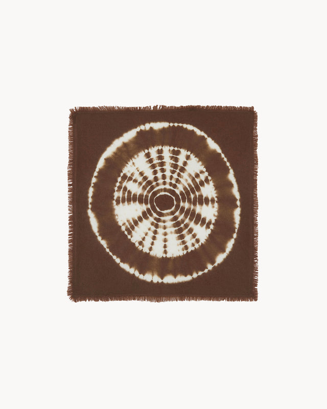 Small Bandana Hachi Circle spicy brown - Image principale