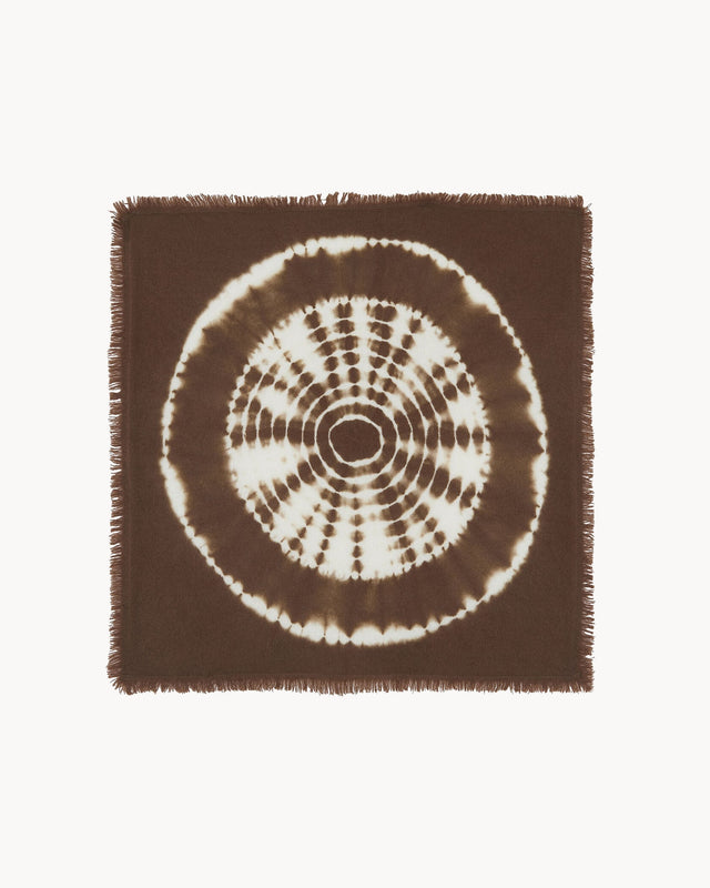 Petit Bandana Hachi Circle marron épice - Image principale