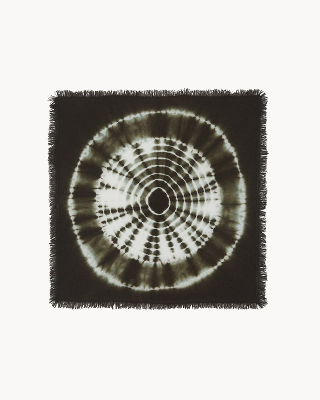 Petit Bandana Hachi Circle kaki chiné - Image principale