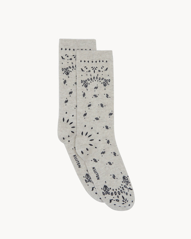 Chaussettes Sig Bandana avoine - Image principale