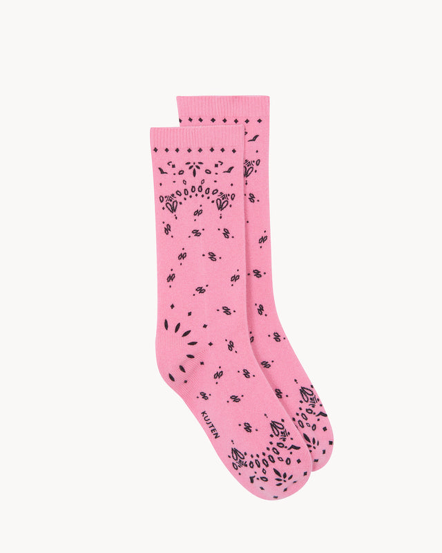 Chaussettes Sig Bandana bubble pink - Image principale