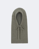 Cagoule en cachemire kaki pour femme - Kujten packshot