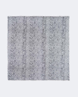 Bandana en voile de cachemire gris pour femme - Kujten packshot