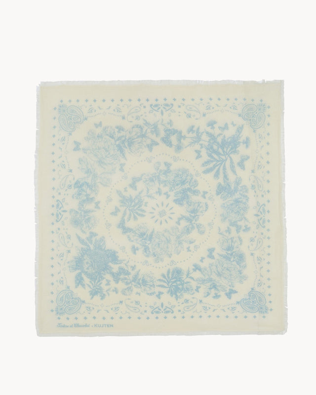 Grand Bandana Camille bleu - Image principale