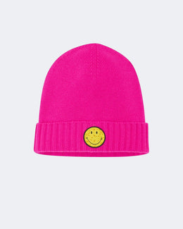 Bonnet en cachemire rose pour femme - Kujten packshot