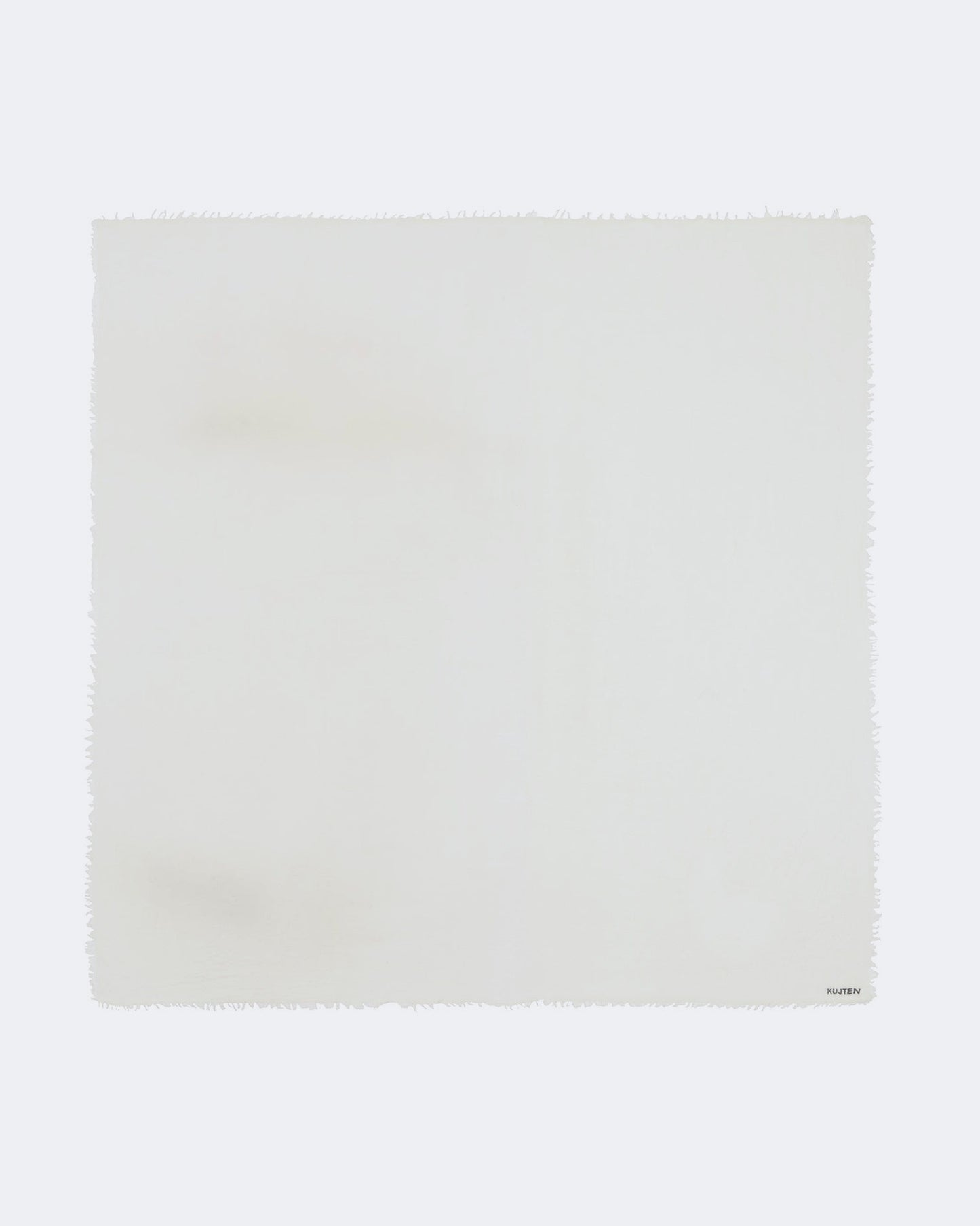 Bandana effy uni voile de cachemire blanc - Kujten packshot