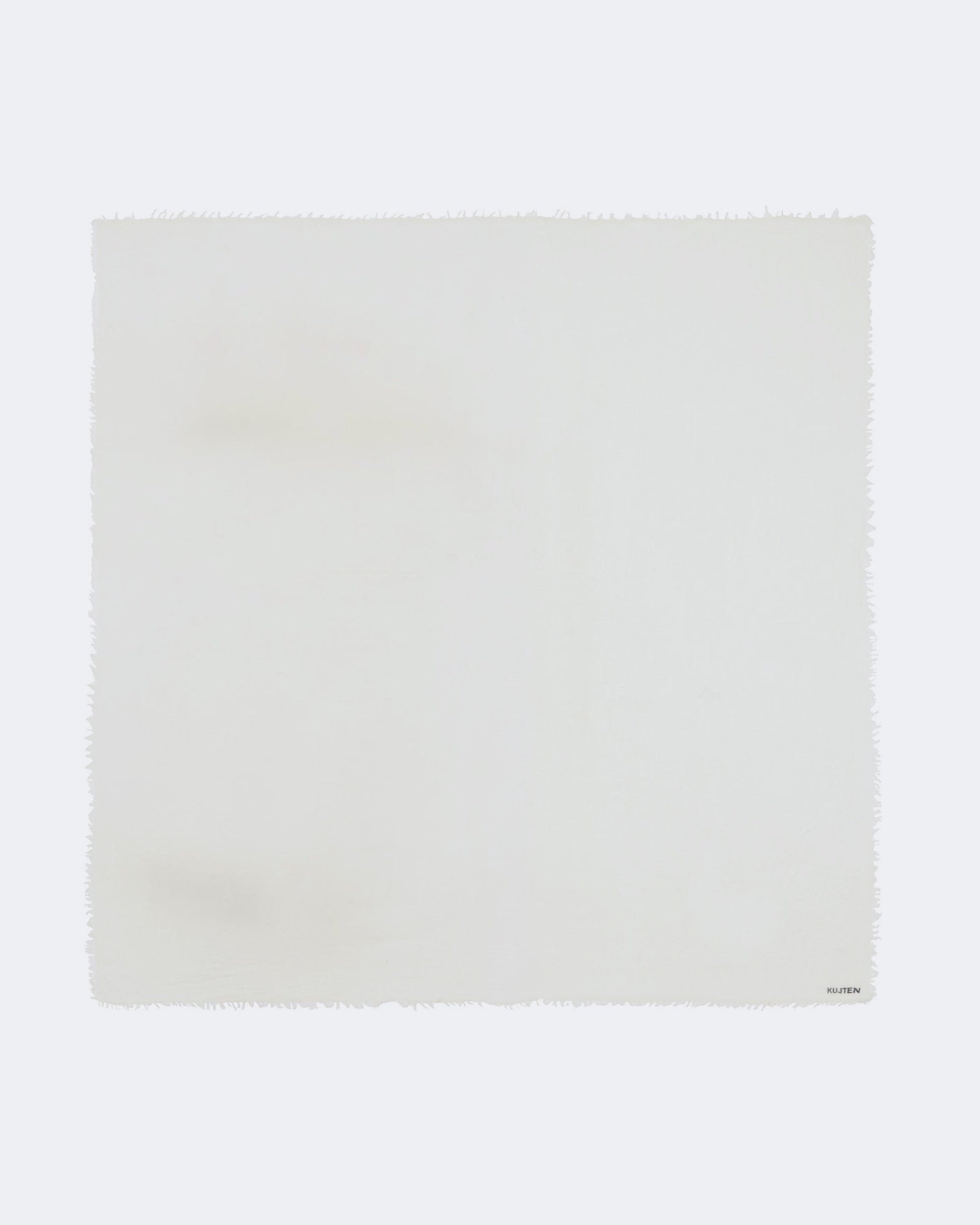 Bandana effy uni voile de cachemire blanc - Kujten packshot