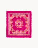 Bandana en cachemire rose pour femme - Kujten packshot