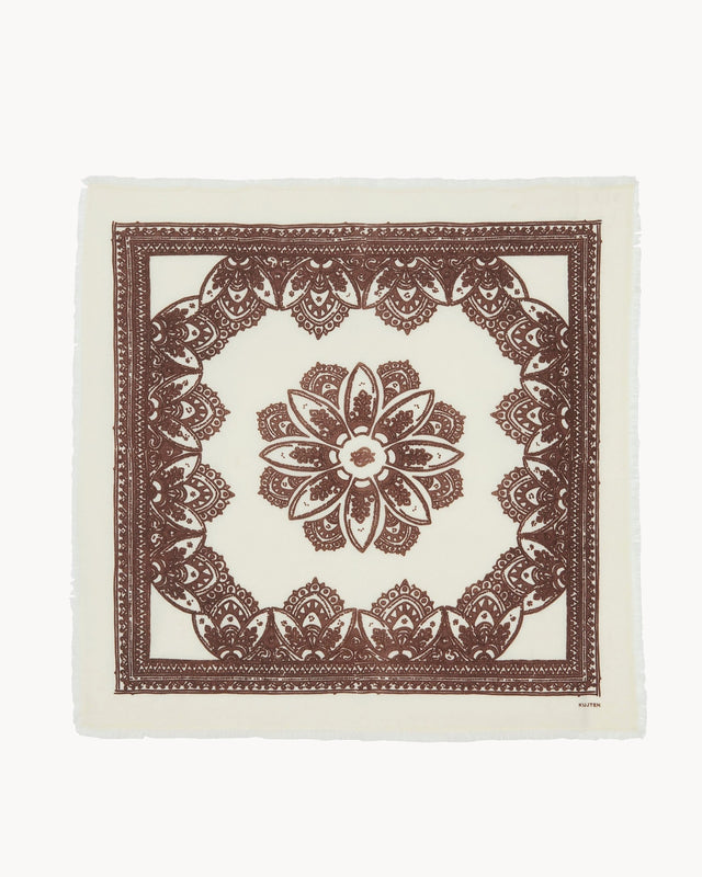 Bandana Hachiko Africa blanc - Image principale
