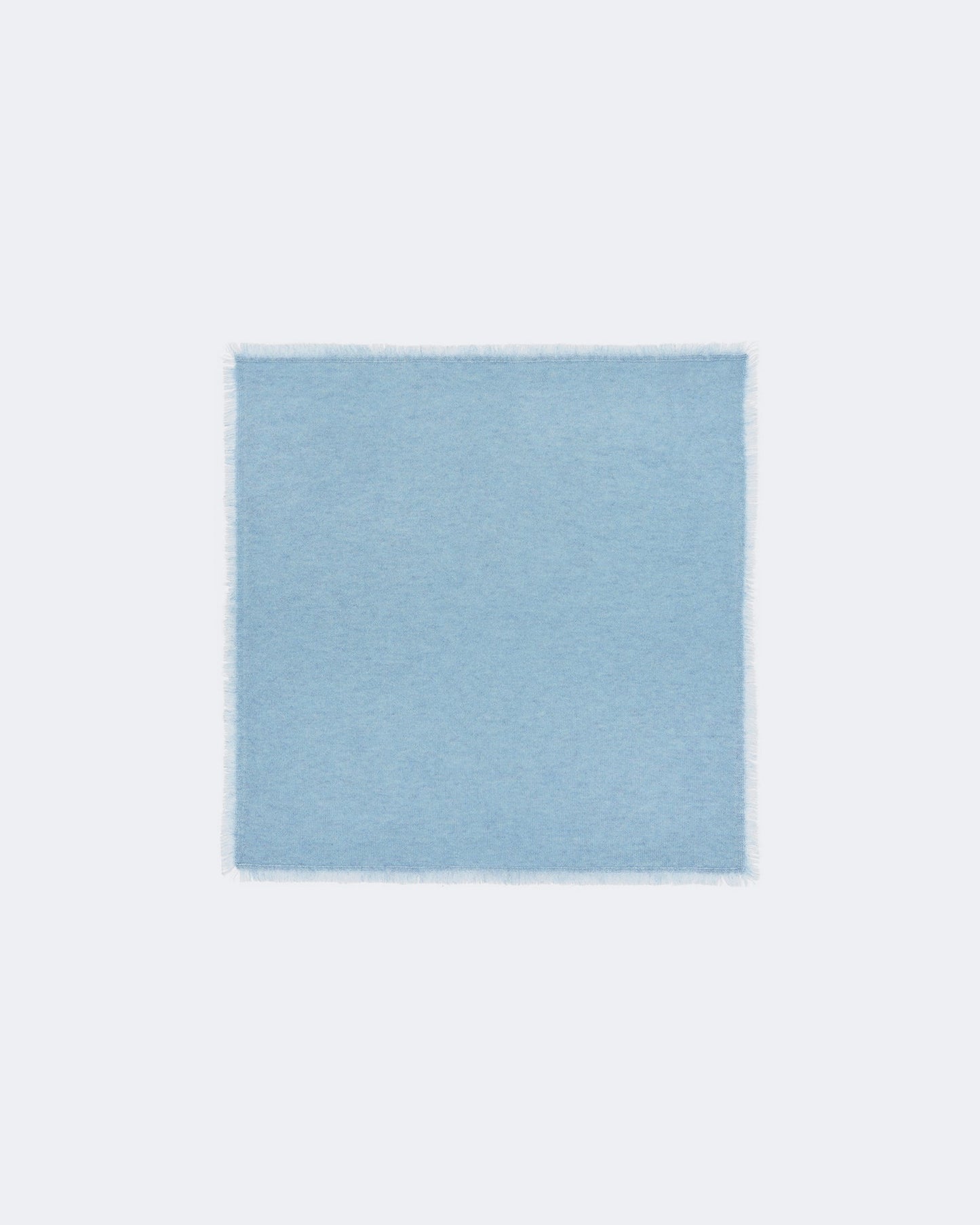 Bandana en cachemire bleu pour femme et pour homme - Kujten packshot