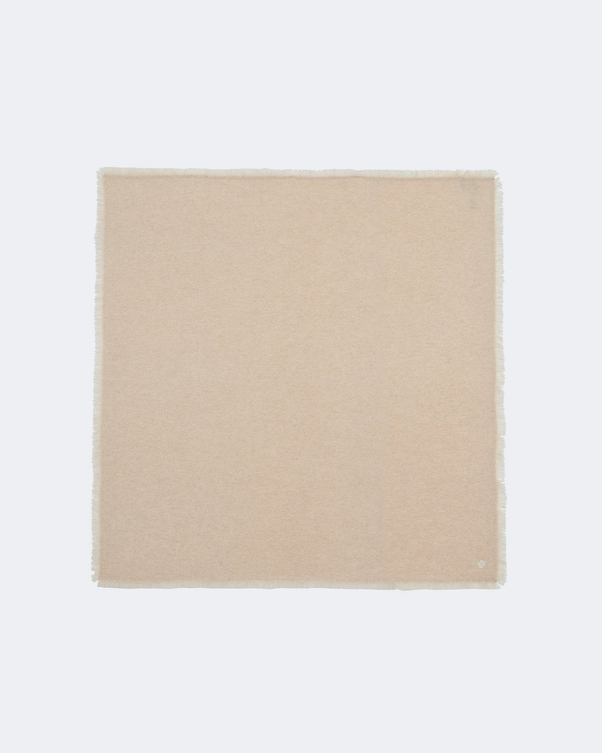 Bandana en cachemire beige pour femme et pour homme - Kujten packshot