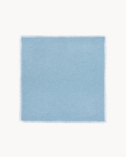 Bandana en cachemire bleu pour femme et pour homme - Kujten packshot