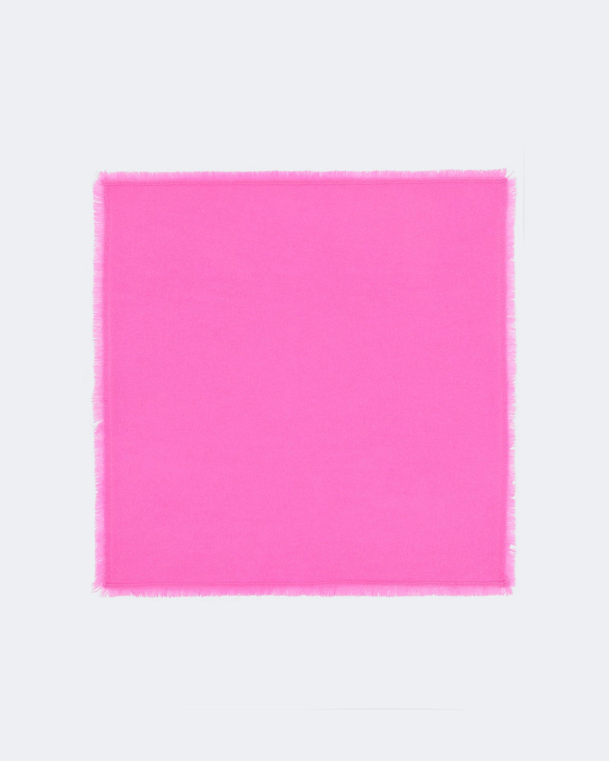 Bandana en cachemire rose pour femme - Kujten packshot