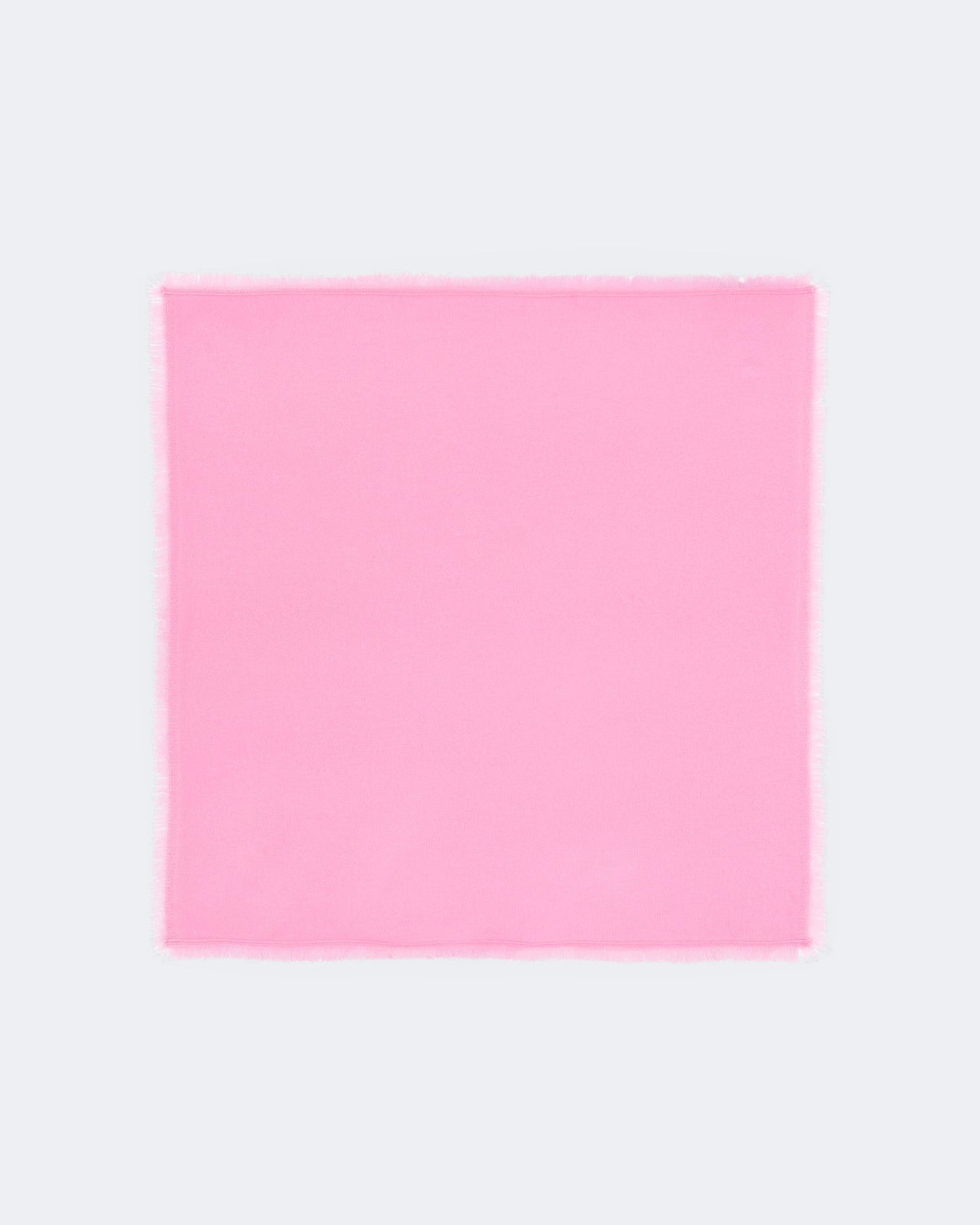 Bandana en cachemire rose pour femme - Kujten packshot