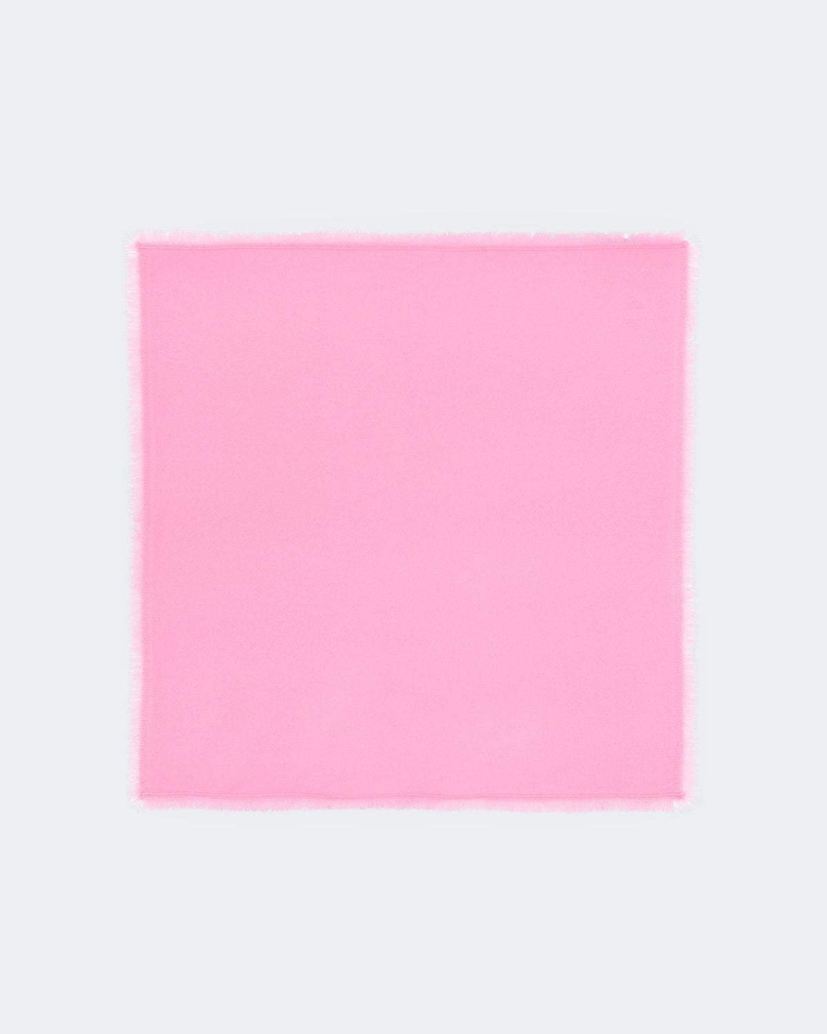 Bandana en cachemire rose pour femme - Kujten packshot