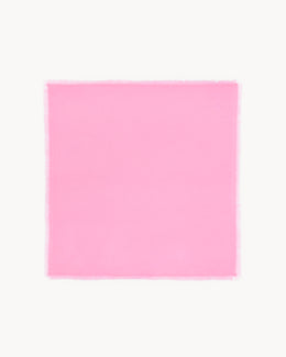 Bandana en cachemire rose pour femme - Kujten packshot