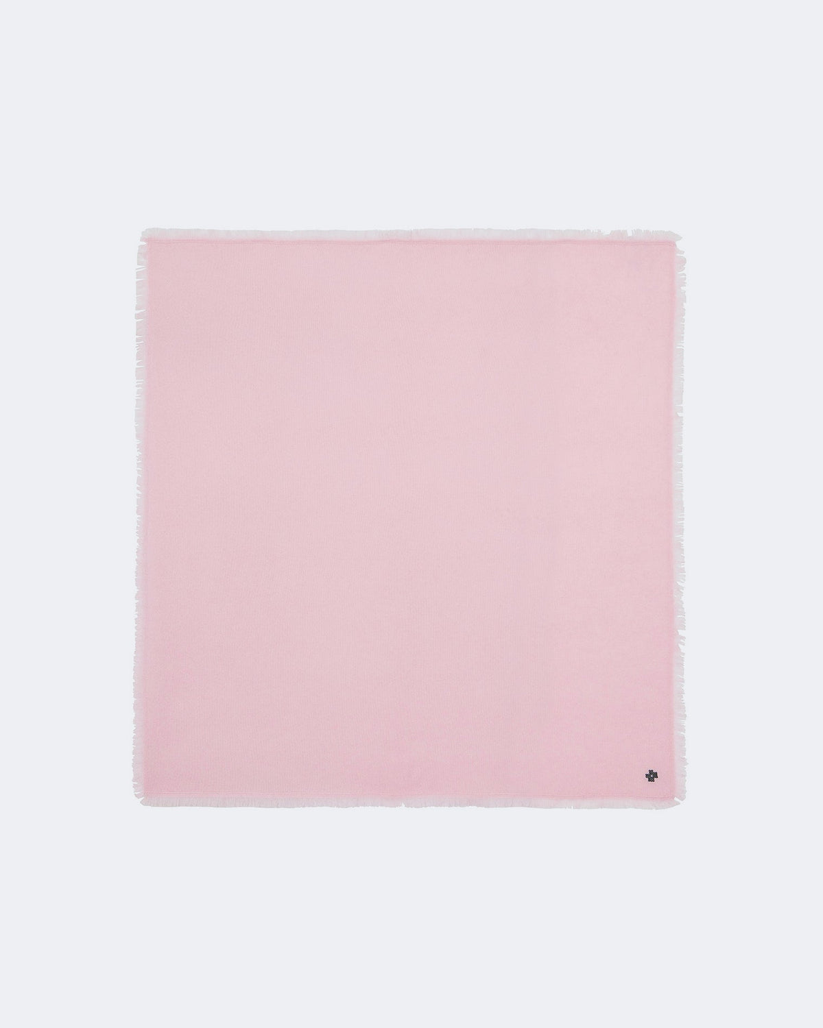 Bandana en cachemire rose pour femme et pour homme - Kujten packshot