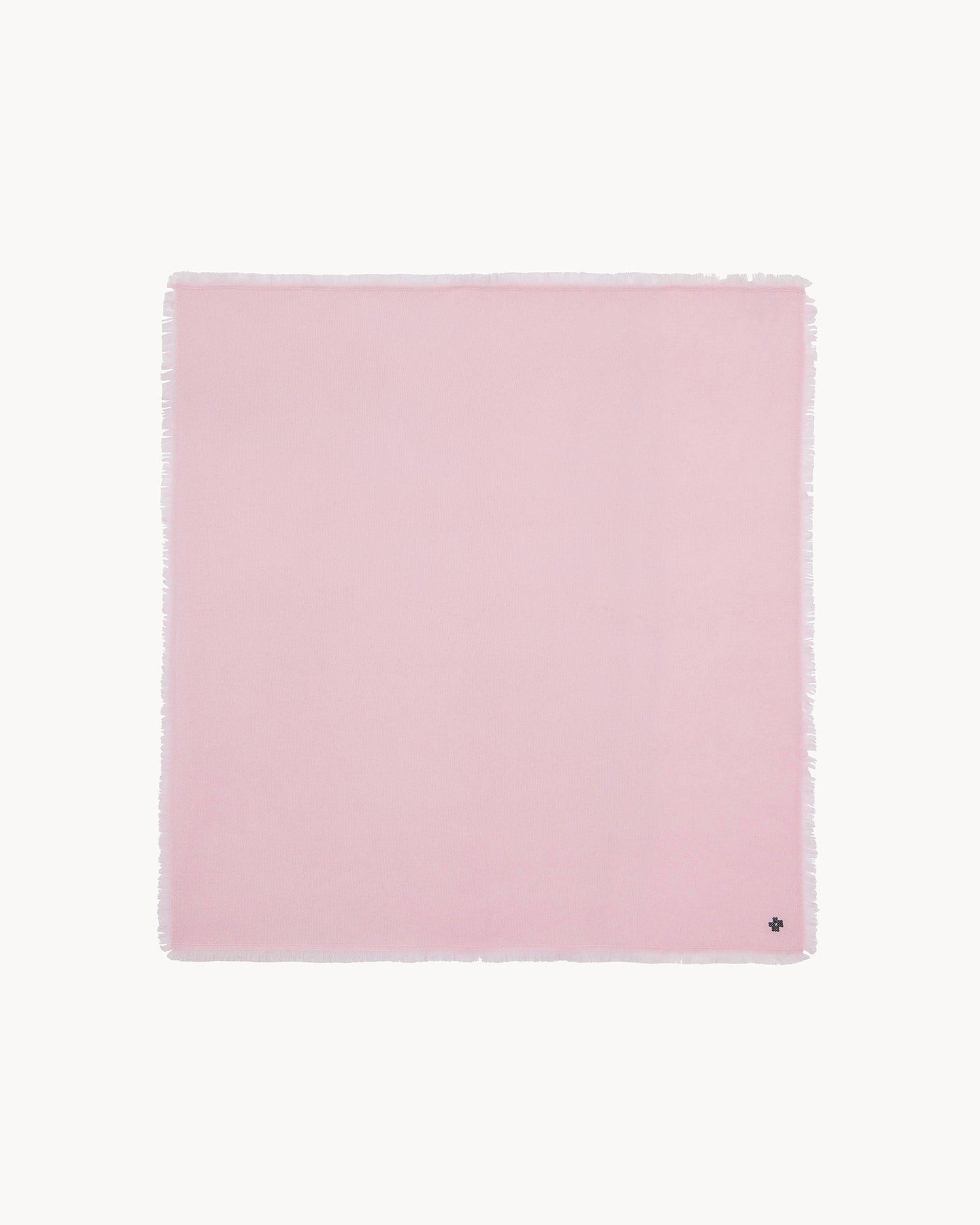 Bandana en cachemire rose pour femme et pour homme - Kujten packshot