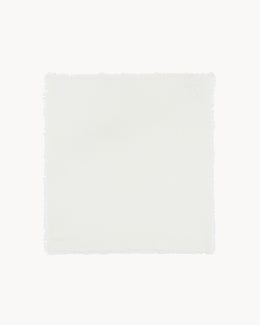 Bandana en cachemire blanc pour femme et pour homme - Kujten packshot