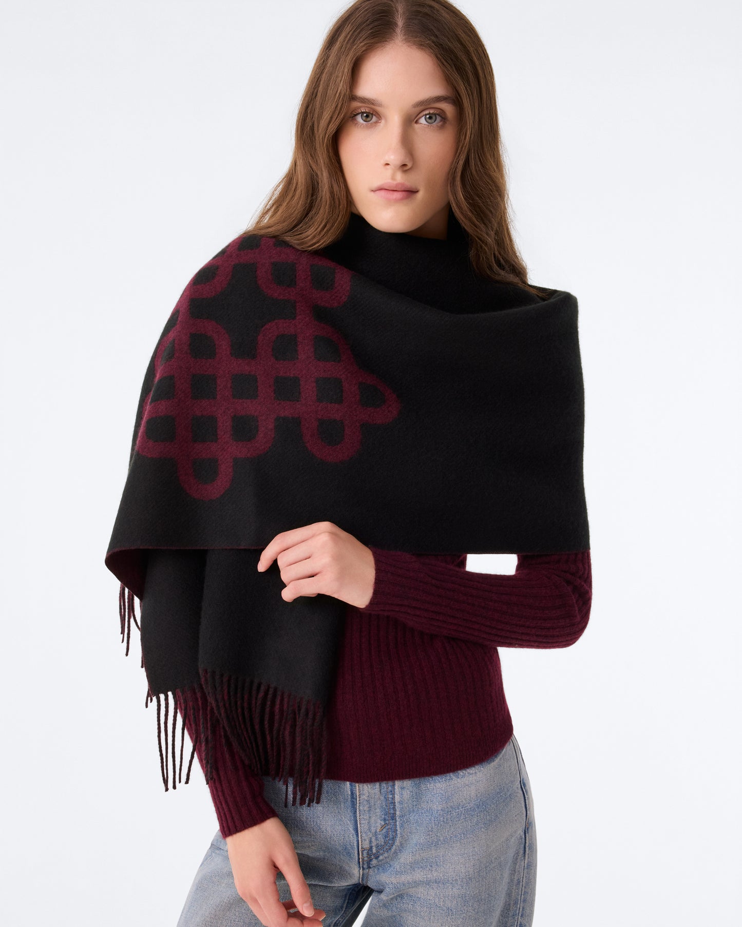Écharpe Scarfy bordeaux