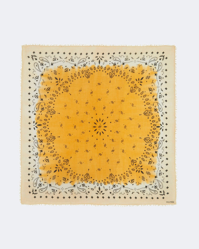 Très Grand Bandana Effy Square Dye golden - Image principale