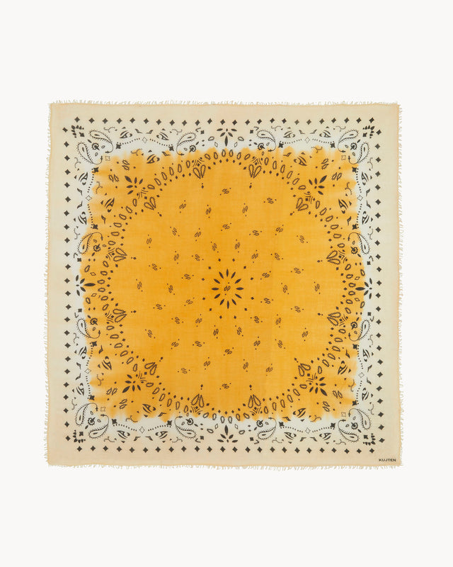 Extra large Bandana Effy Square Dye golden - Image principale