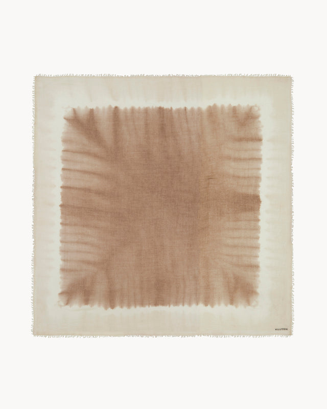 Extra large Bandana Effy Uni Square Dye oats white - Image principale