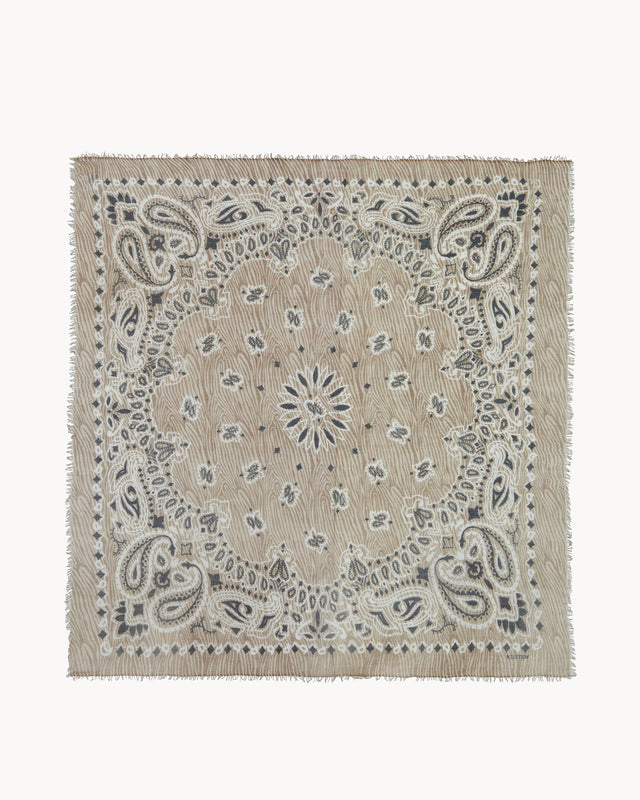 Extra large Bandana Effy Marbled taupe - Image principale