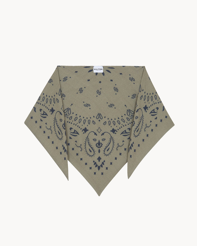Small Bandana Tifa khaki chinÃ© - Image principale