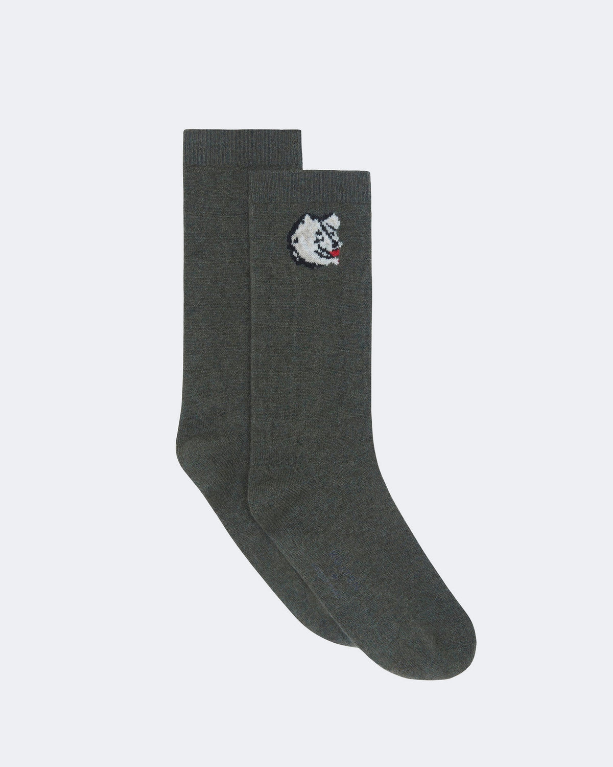 Chaussettes en cachemire kaki pour femme et pour homme - Kujten packshot