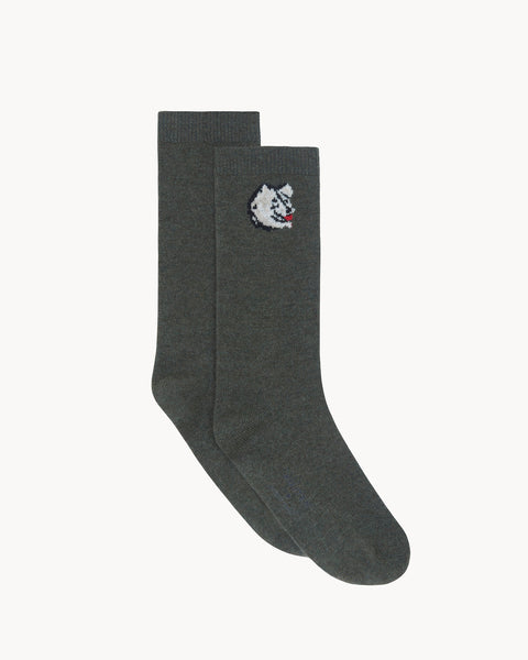 Socks Doggy dark khaki - Image principale