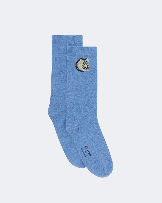 Socks Doggy steel blue - Image principale