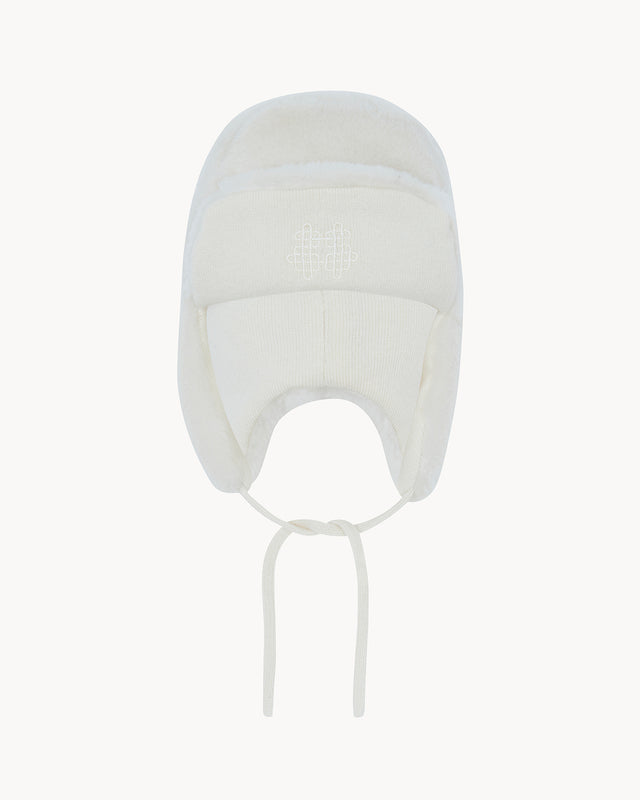 Bonnet Chapka blanc - Image principale