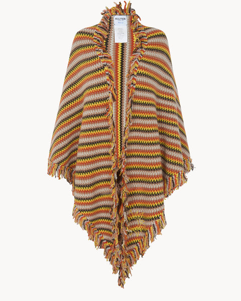 Châle Kiko Loubry orange brûlé - Image principale