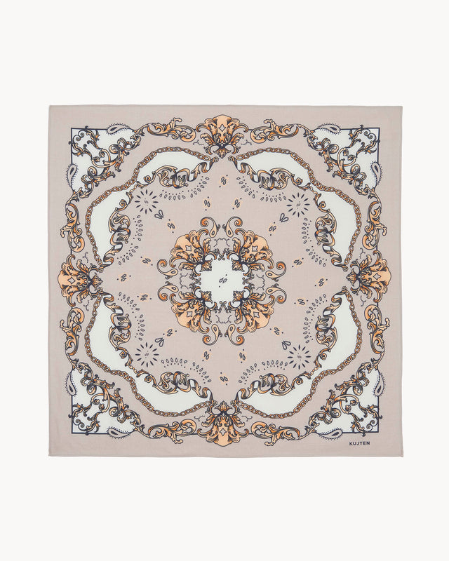 Grand Bandana Helia Lully beige chiné - Image principale